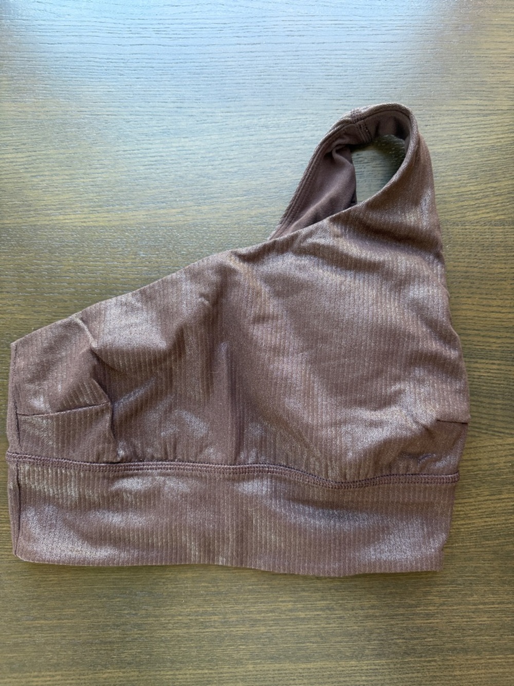 lululemon athletica Brown One-Shoulder Sports Bra